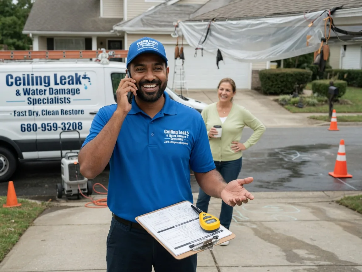 Ceiling Leak Cleanup Groves, TX FAQs
